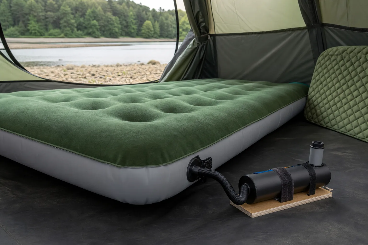 Camping: Praktisches DIY-Zubehoer fuer die Luftmatratze selber bauen
